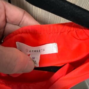 Athleta Vibrant Orange Sports Top